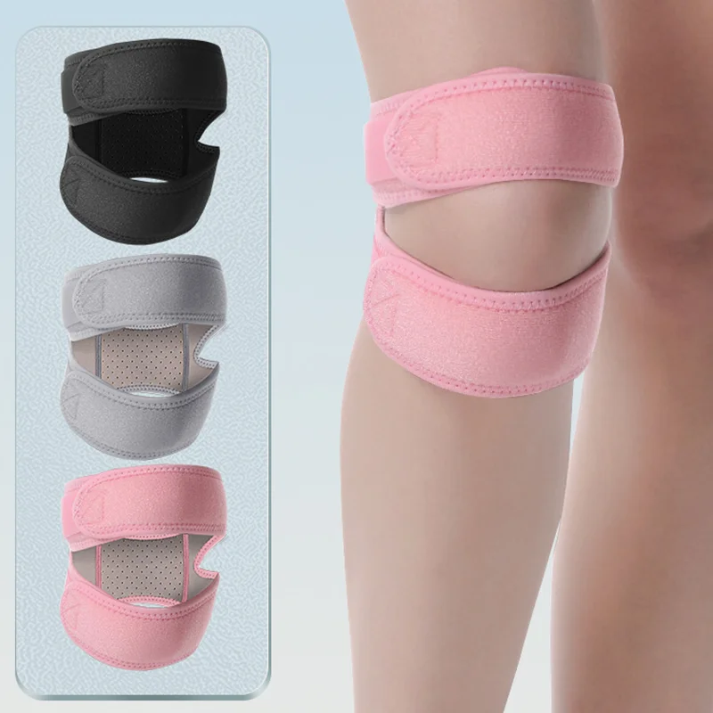 1pcs Silicone Patellar Knee Pads Preventing Joint Injuries Knee Brace Running Fitness Cycling Skipping Knee Sleeve Men Women