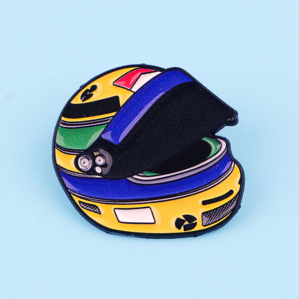 

Cool Racing Helmet Lapel Pins for Backpack Brooch for Clothes Men Badges on Bag Women's Enamel Pin Jewelry Accessories