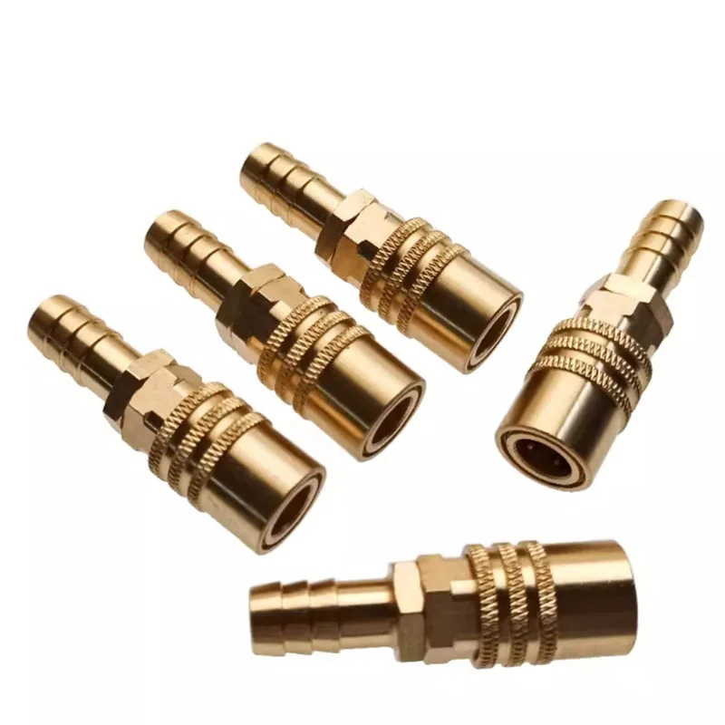 2PCS SVK Brass Quick Connector Female Water Cooling Nozzle Joint with Valve Mold Parts Connection for Injection Machine