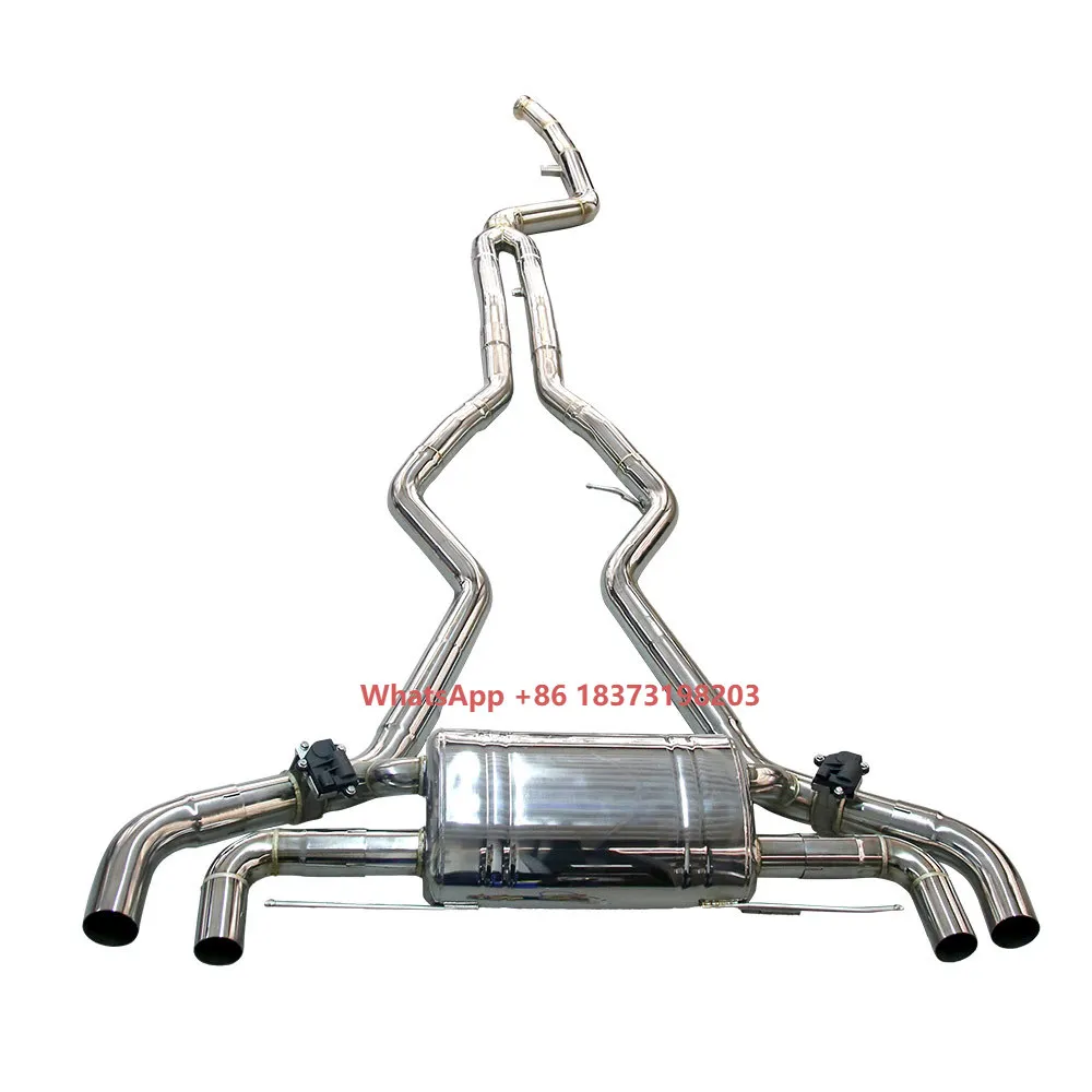 

CatBack Valvetronic Exhaust Muffler + Downpipe System for 2019-2025 G20 G21 M340i G22 G23 G26 M440i B58 3.0T Remote Control