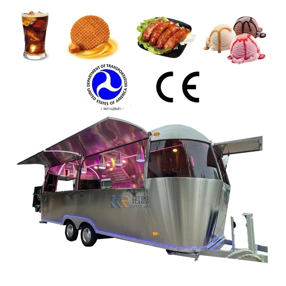 New Arrival Durable Food Truck Trailer Coffee Shop Food Trailer For Sale American Standard Food Trailer With DOT