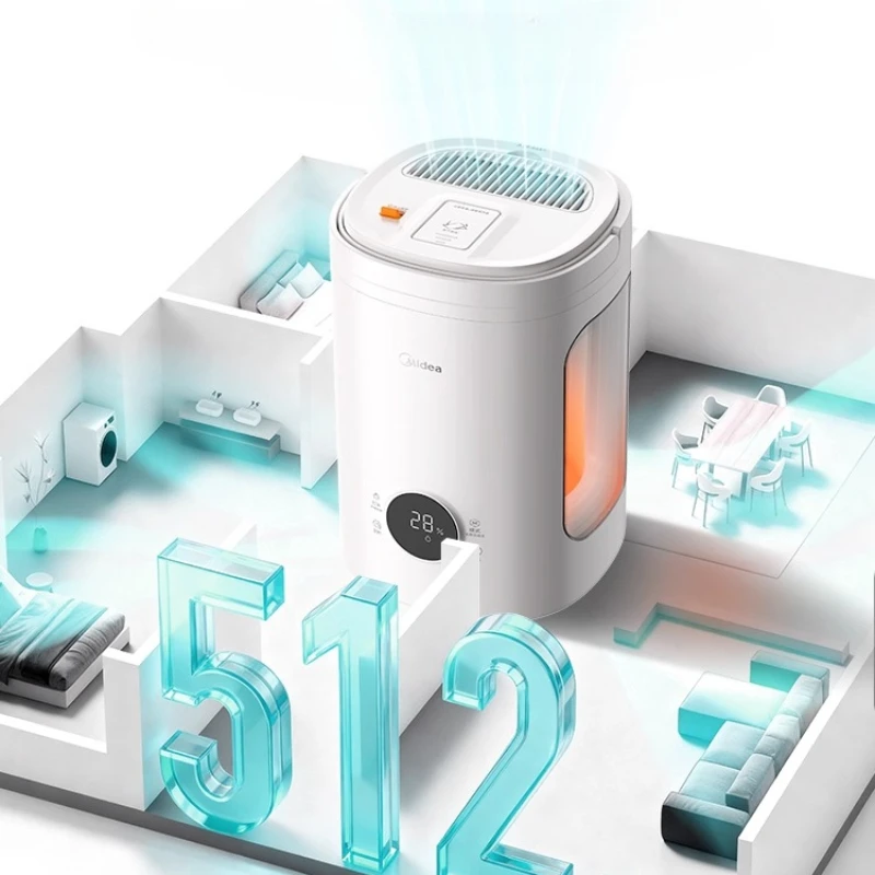 ميديا خالية من الضباب البخار المرطب الساخن الأنف نموذج جديد مكيف الهواء غرفة نوم الطفل امرأة حامل نوع التبخيري #5