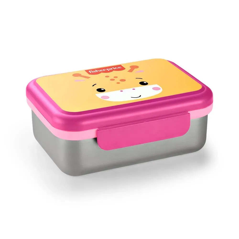 Door Snack Bento Box Stainless Steel Hot and Cold Fisher Price Shock - BB1093