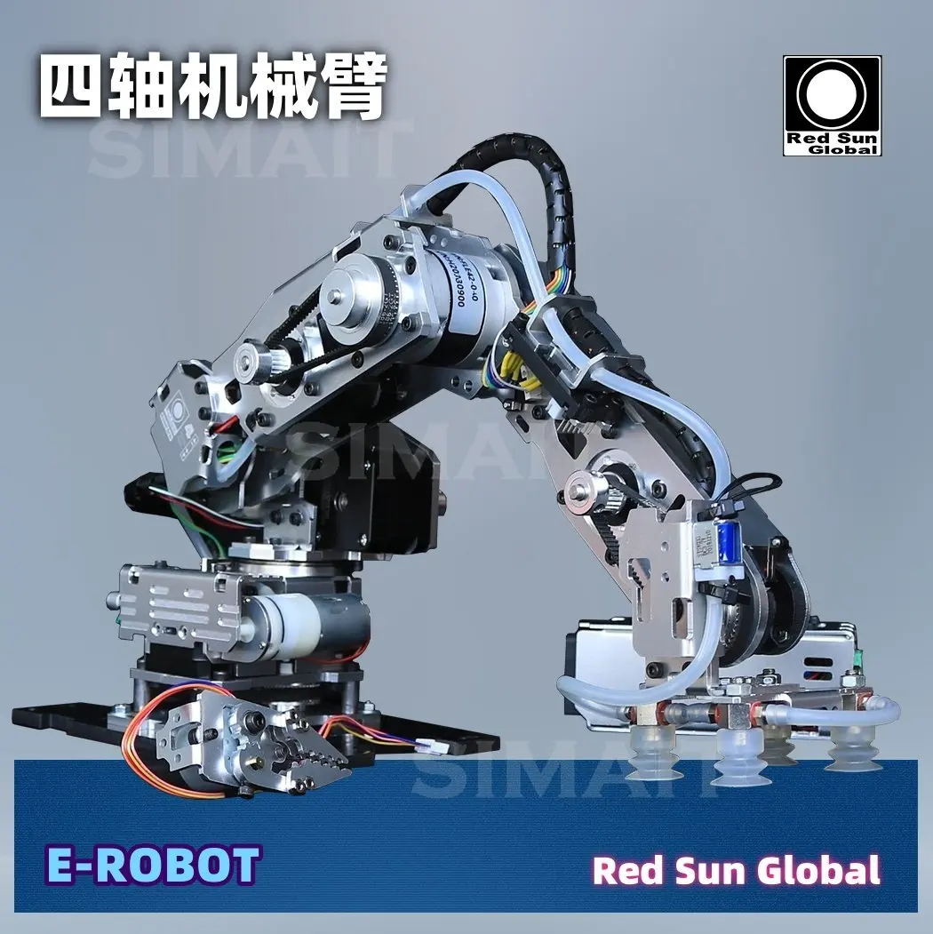 

Multi-Axis Stepper Robotic Arm Model | 24D Industrial Robot Demo for Education & Display
