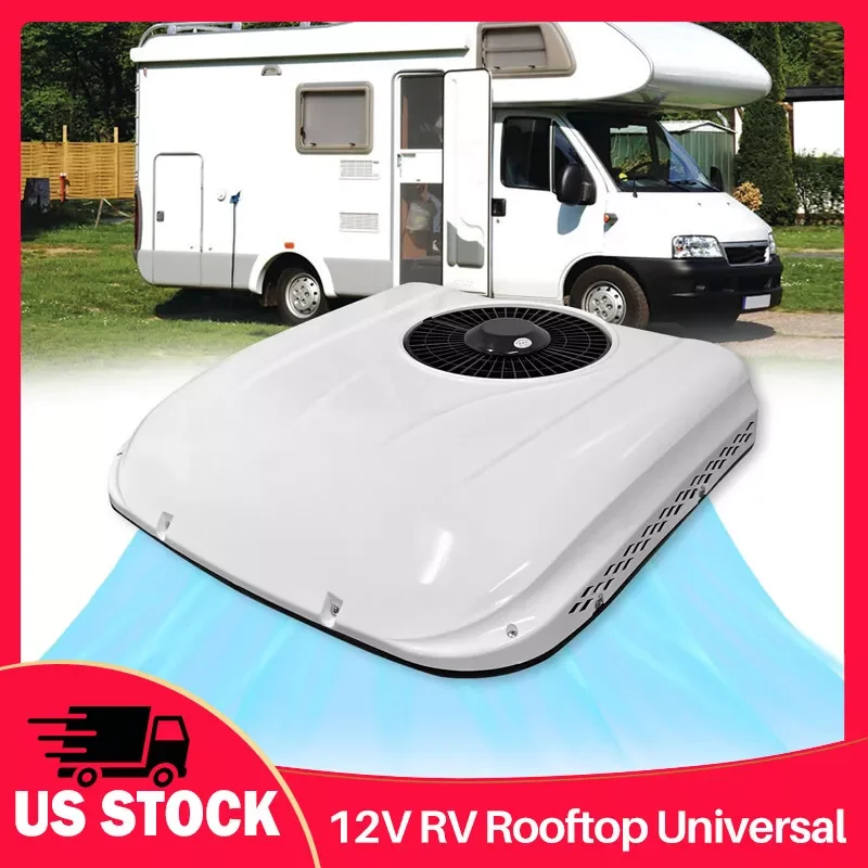 Treeligo Motorhome Electric RV Rooftop Refrigeration Air Conditioner 12V Truck Camper Van Caravan Parking Air Conditioning 24V