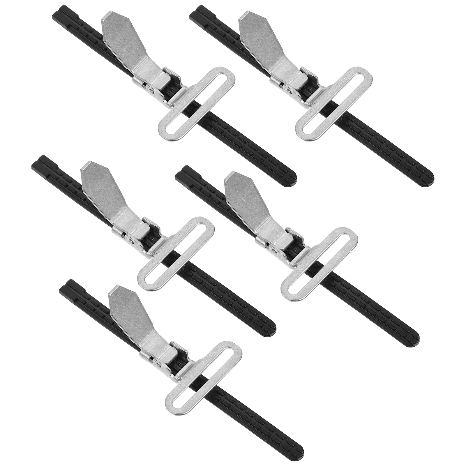 

5Pcs Waist Adjustment Buckles Copper Alloy Skirt Accessories Durable Decorative Buttons Pleated Uniform Closure Clips