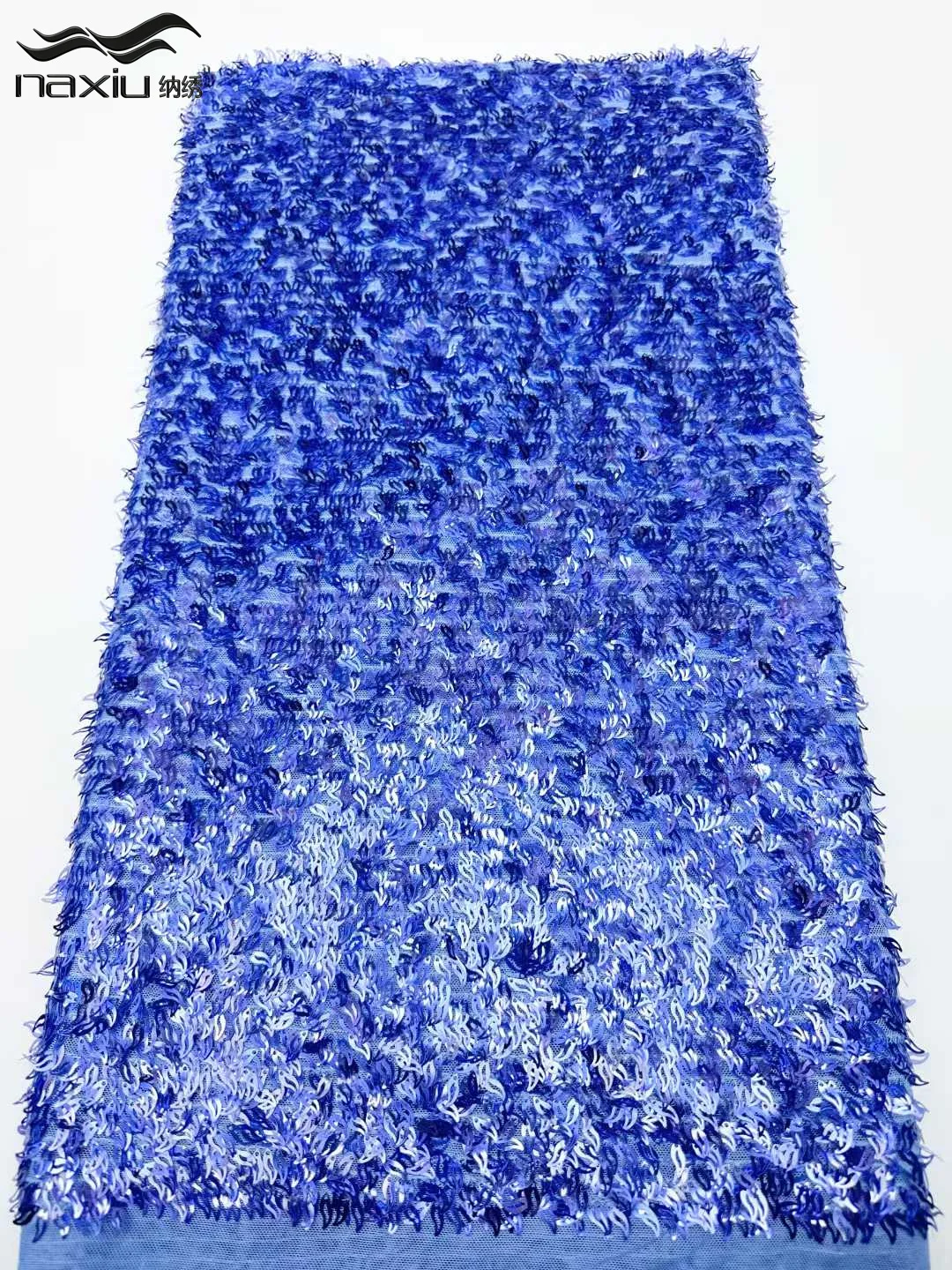 

Madison 2025 Luxurious Nigerian African Lace Fabric High Quality Sequins Embroidery African French Lace Fabric For Sewing