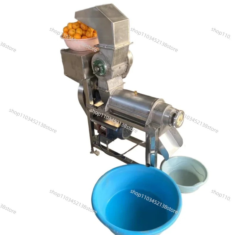 Industrial High-output Spiral Juicer High-output Vertical Fruit and Vegetable Press Apple Orange Grape Juicer