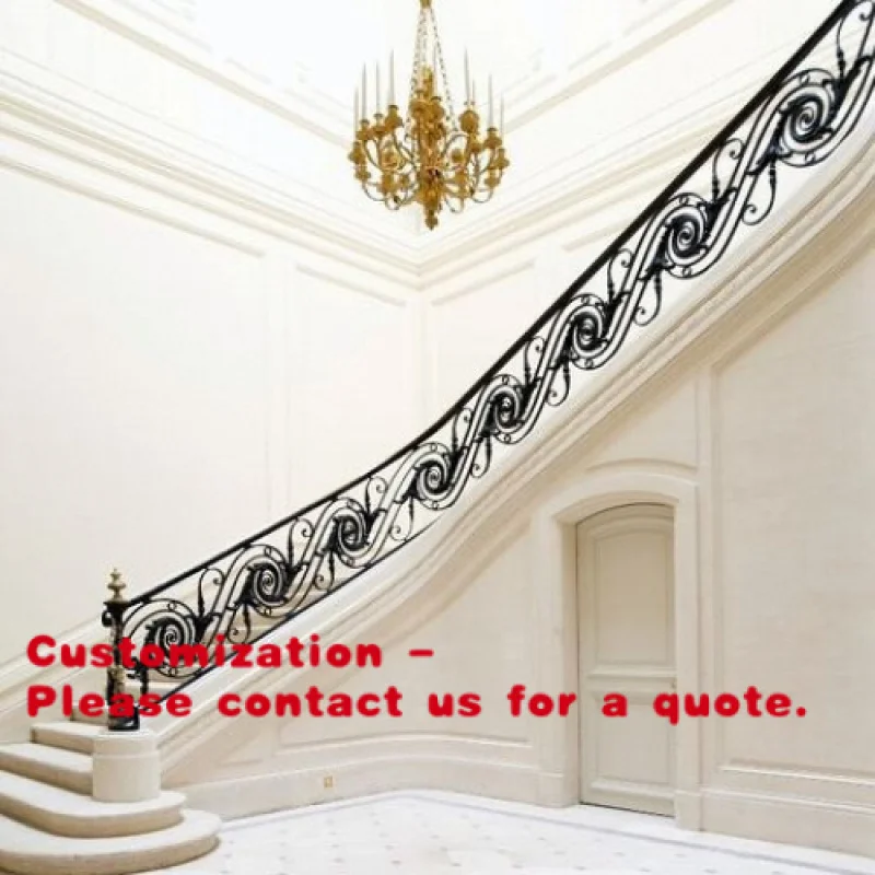 

Кованые перила для лестниц на заказ: классический защитный барьер с резным декором ручной работы