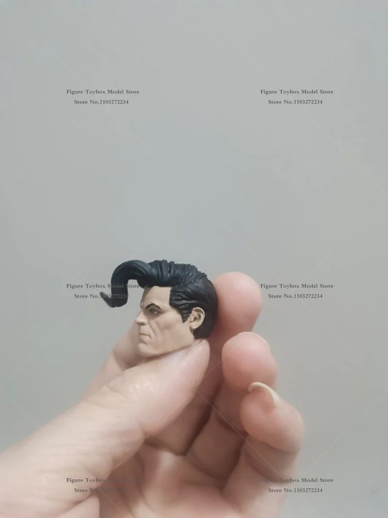 1/12 Anime Superman Delicate Head Sculpt Original DIY DC Super Hero Carving Model Toys Fit For 6