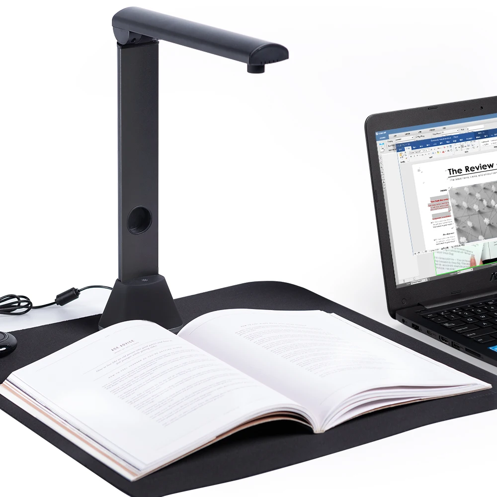 Portable Autofocus OCR Document Scanner With 21MP HD Pixels, Scanning A3/A4, Suitable For Education And Teaching