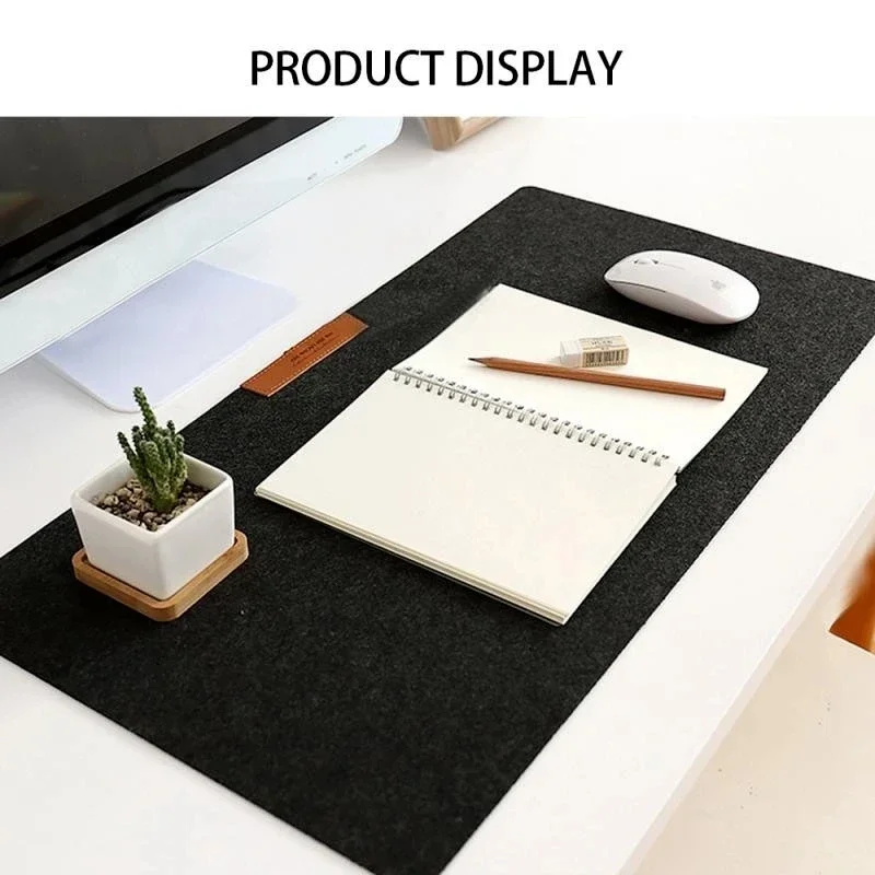 Large Office Computer Desk Mat Table Keyboard Big Mouse Pad Laptop Cushion Desk Non-slip Felt Mat 600*300mm Gamer Mousepad Mat