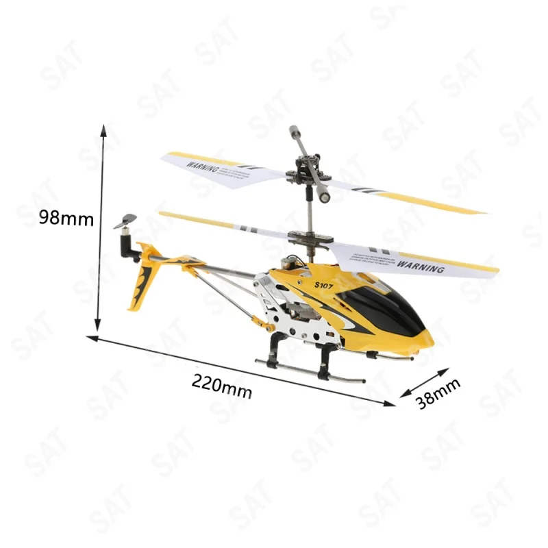 Nuevo Helicóptero De Control Remoto 2,4g avión De Control Remoto tres canales doble paleta juguete para niños modelo eléctrico juguete