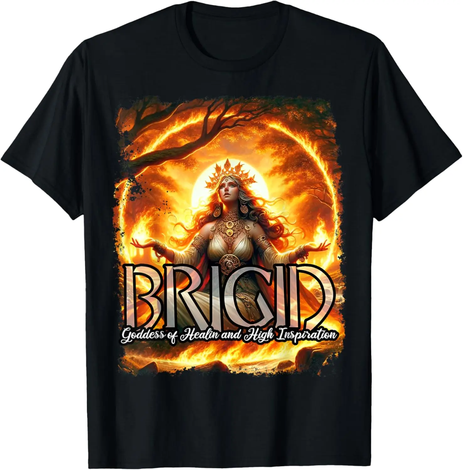 

Бриджская огненная богиня, ирландская кельтская мифология, целебная поэзия