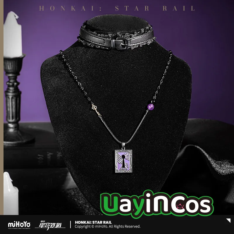 

Официальное ожерелье Honkai Star Rail Herta, кулон, ожерелье, цепочка, ювелирные изделия, карнавальный костюм, аниме-фигурка, игры, детские игрушки, подарки