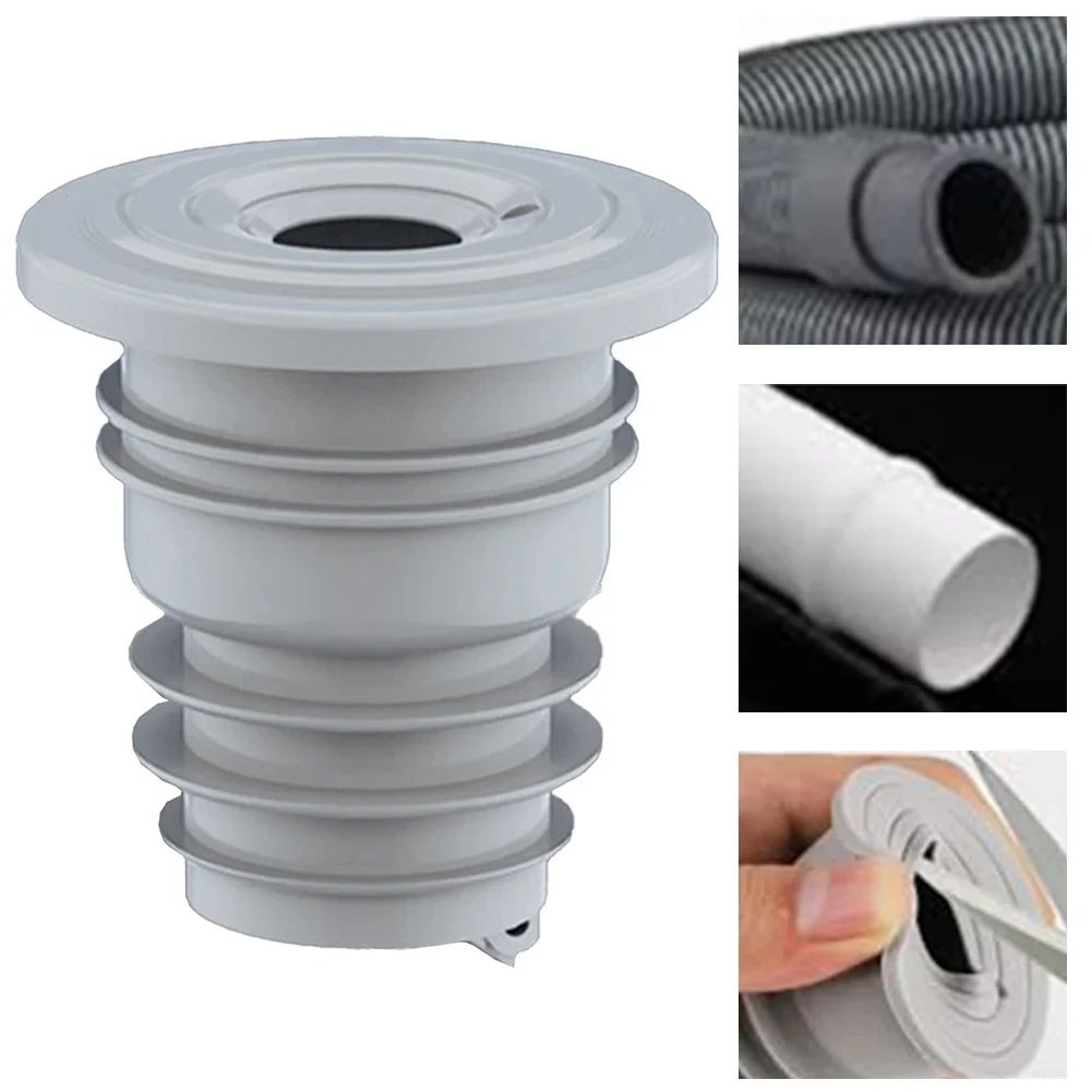 

Silicone Bathroom Sewer Seal Ring Kitchen Sink Sewer Pipe Plug Washing Machine Anti-odor Leakage Floor Drain Connector Stopper