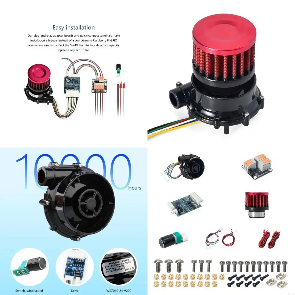 

Printer Fan 24V WS7040 Brushless Centrifugal Air Blower For VzBoT and HevORT K1KF