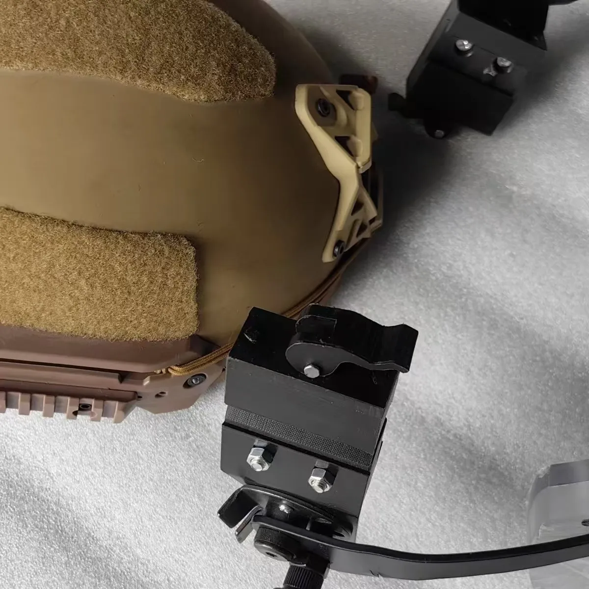 NIJ IIIA Bulletproof Visor Ballistic Mask Detachable Tactical Visor For Bulletproof Wendy Helmet