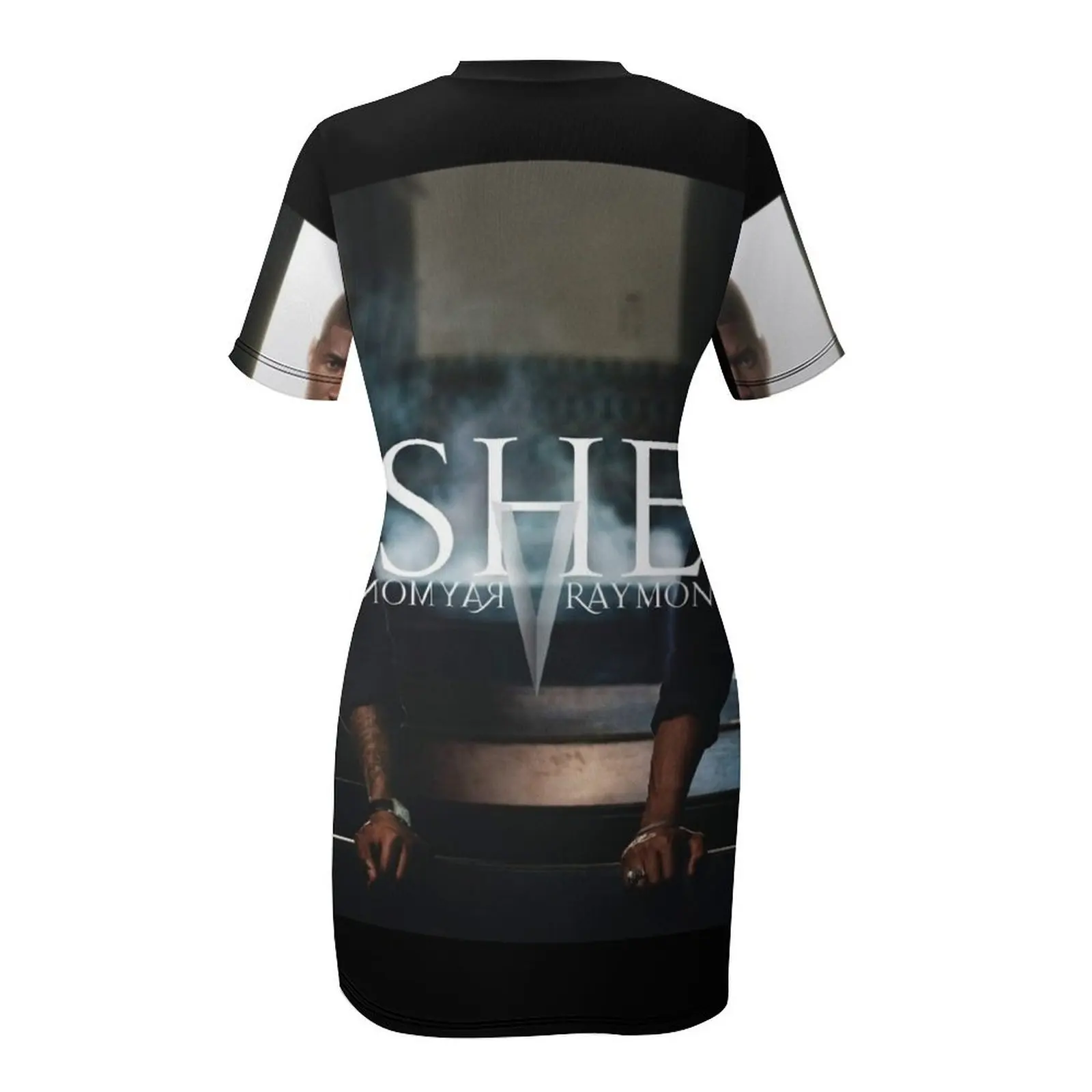 ชุดเดรสแขนสั้น Usher Raymond v Raymond ชุดเดรสฤดูร้อนสำหรับผู้หญิง ปี 2025 ชุดเดรสออกงานพรอม แขนยาว