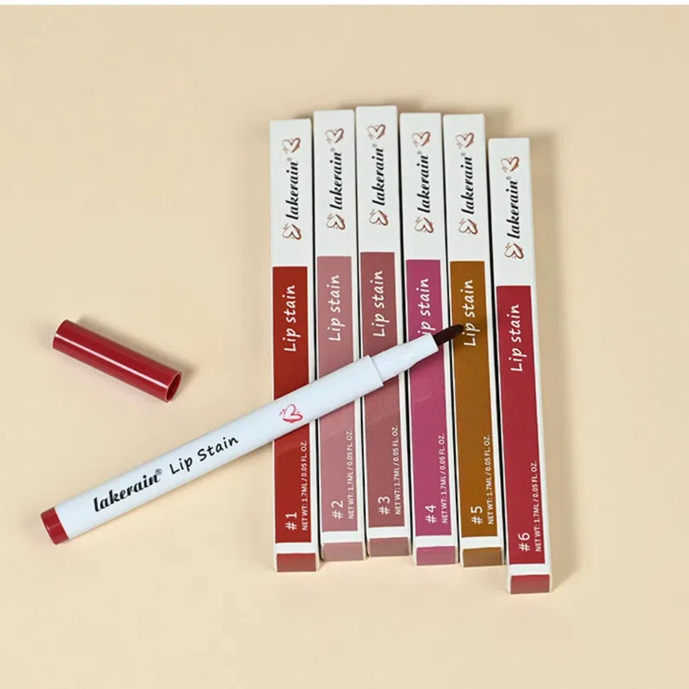 Penna lucidalabbra liquido Matita labbra a lunga durata Impermeabile opaco Rosa Rosso Contorno Tinta Rossetto Trucco idratante Tazza antiaderente