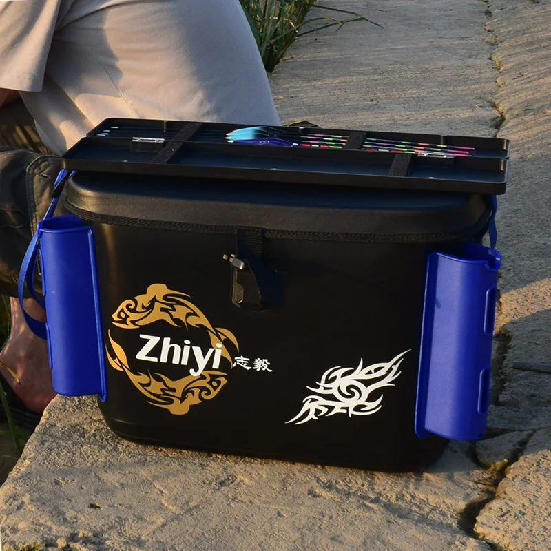 

Изолированное рыболовное ведро Livewell, сверхмощный портативный аквариум с аэратором, многофункциональный складной контейнер для приманки и ловли