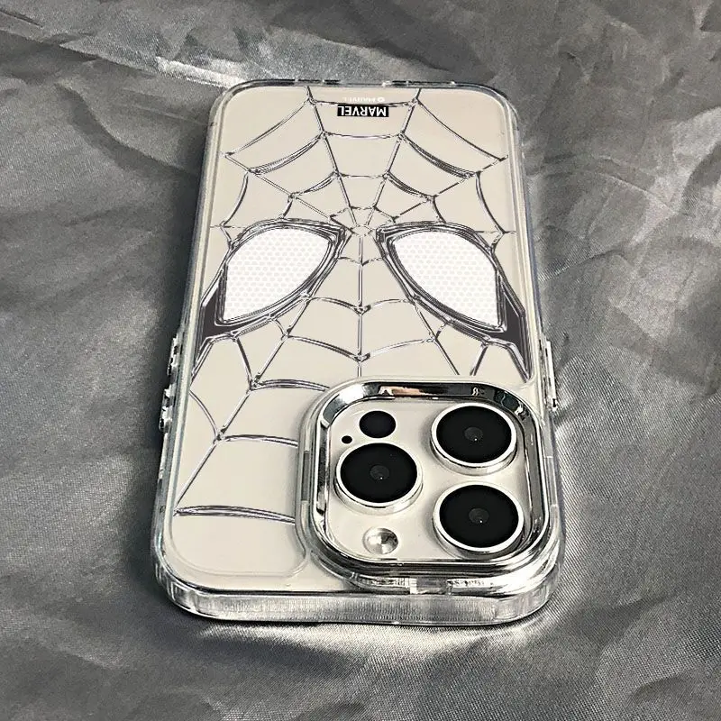 Marvel Spider Man Soft Silicone Phone Case For iPhone 16 11 12 13 14 15 Pro Max 7 8 Plus X XR XS MAX Y2k Shockproof Phone Cases