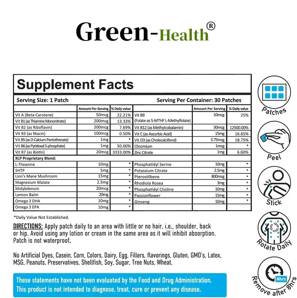 Трансмические патчи Focus Plus, 30 патчей (30 дней)