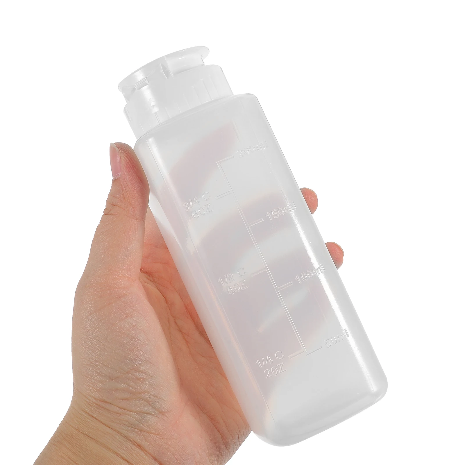 

Squeeze Bottle Oil 200ML Leak Proof Accurate Scale for Kitchen Condiment Dispenser Plastic Cooking Sauce Vinegar Wine