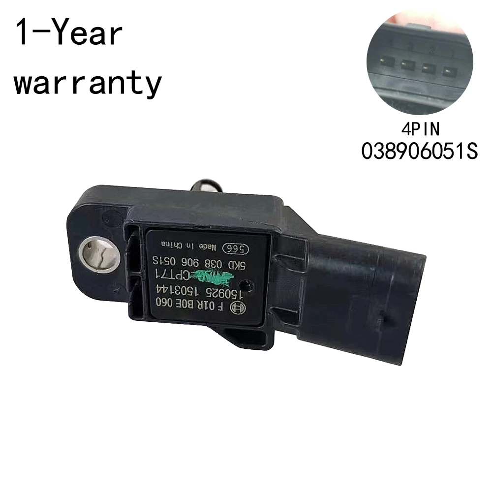 

Intake Pressure sensor For Audi A6L Q5L Q3 A3 A4L VW Passat Tharu Teramont Golf Skoda Kodiaq Superb 038906051S