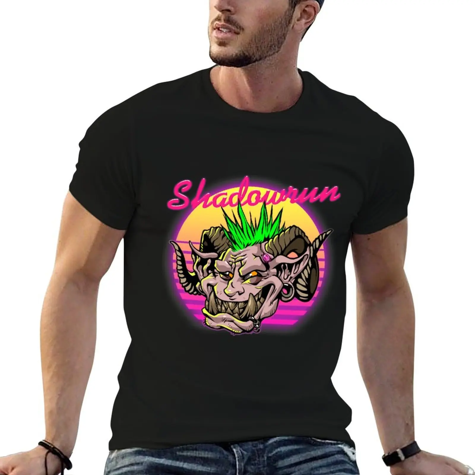 

Shadowrun T-Shirt t shirts for man cotton funny t shirts for man pack white cotton t shirt man T-Shirt