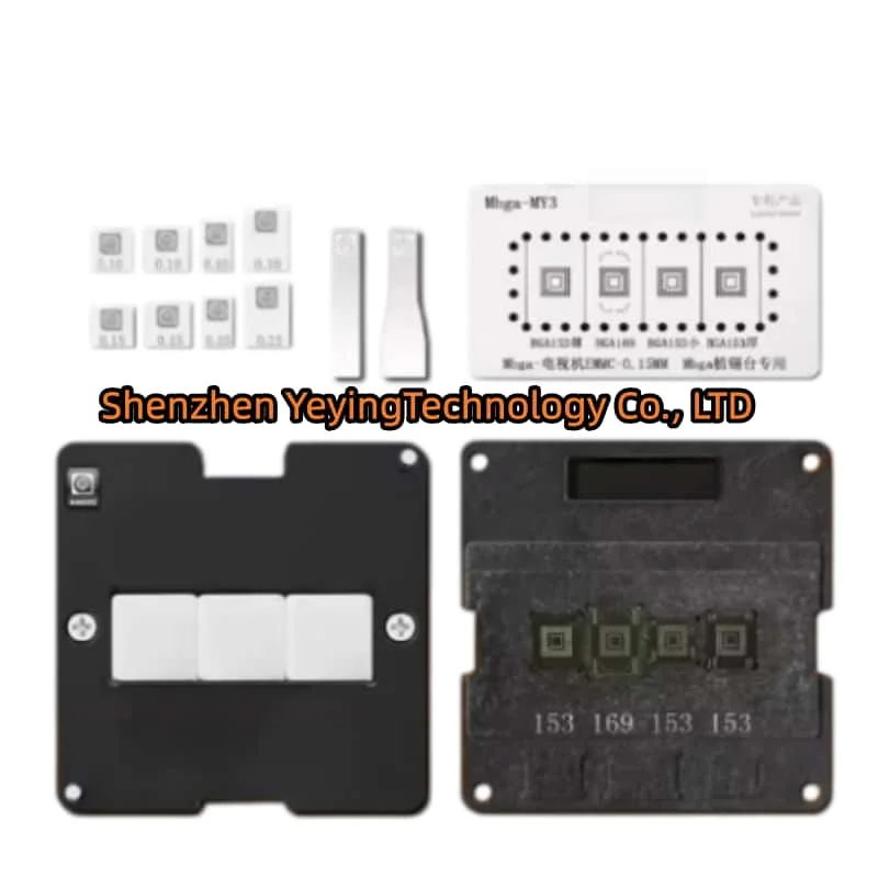 Lcd Tv Emmc Chip Font Library Soldering Net Bga153 Steel Net Bga169 Positioning Plate Soldering Platform