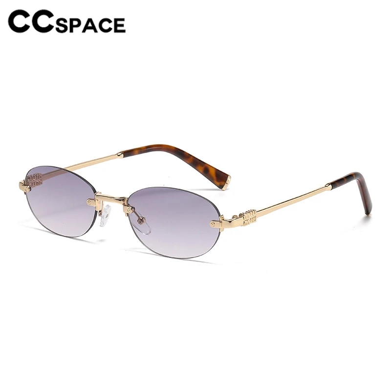 

Fashion Oval Rimless Sunglasses Women Brand Design Photochromic Lense Color Changing UV Protection Sunglasses 309589