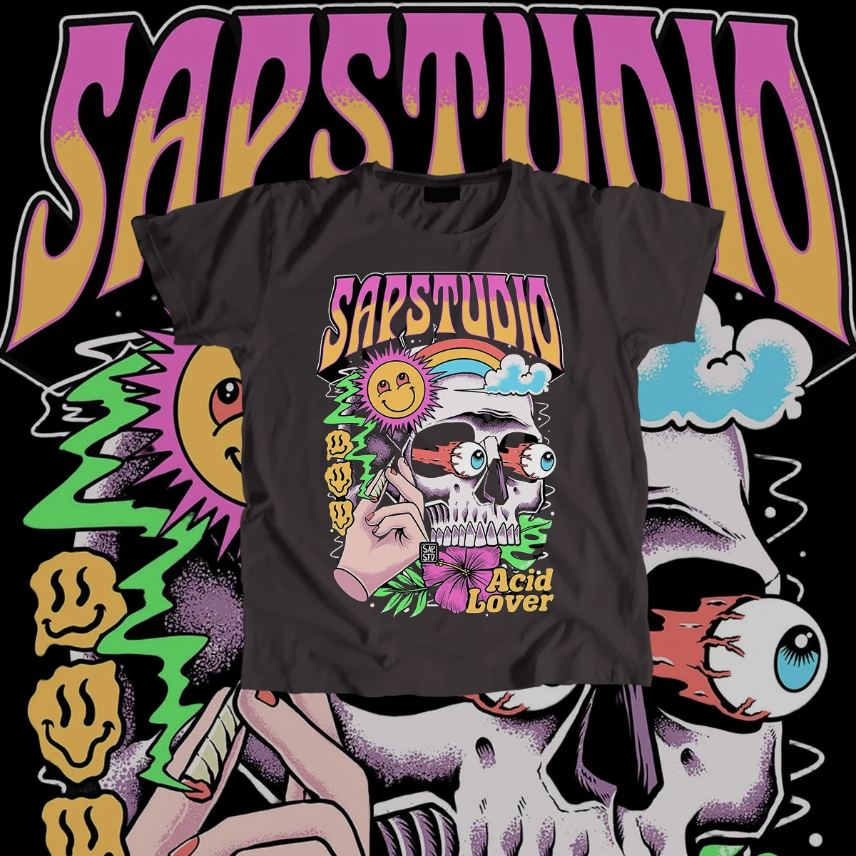 

Trendy Fantasy Illustration Tee — Perfect for Everyday Street Style!