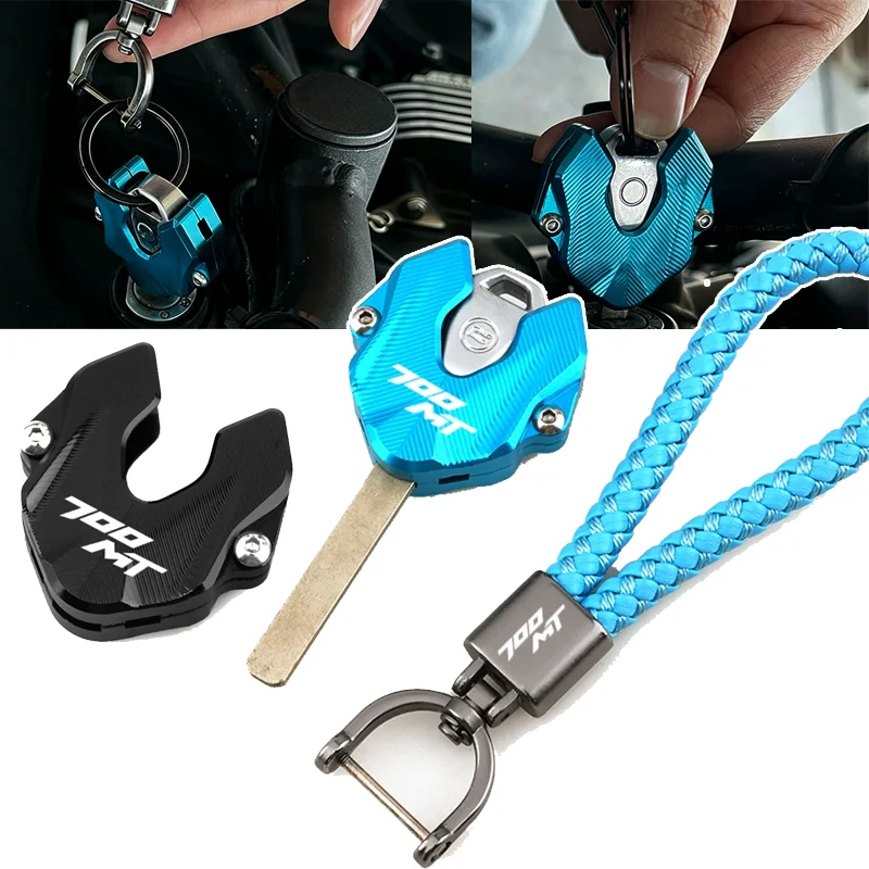 

New Fit For CFMOTO 700MT MT700 CF 700 MT 700-MT 2025+ Motorcycle Accessories CNC Key Cover Case Shell Cap Ring Keyring KeyChain
