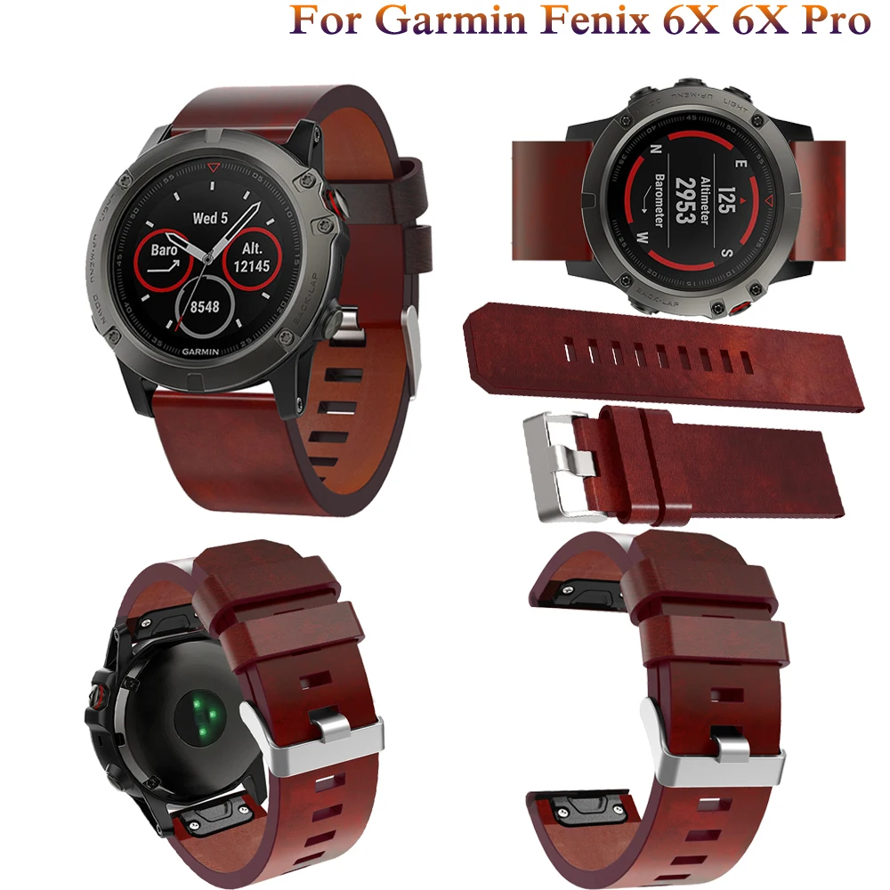 cintura-in-pelle-a-coda-piatta-da-26-mm-per-garmin-fenix-6x-braccialetti-con-cinturino-in-pelle-a-sgancio-rapido-di-lusso-da-lavoro-per-garmin-fenix-​-​-6x-pro