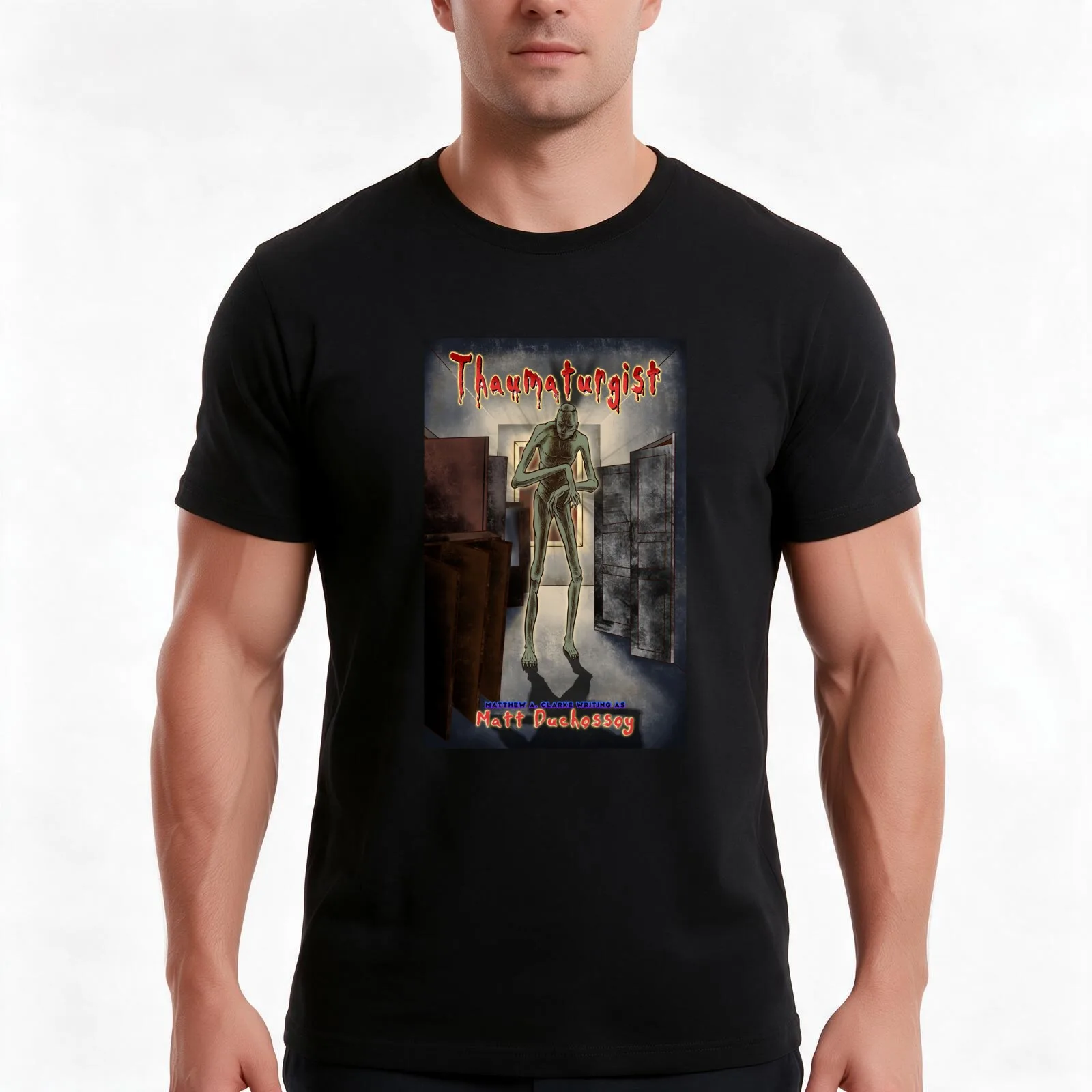 THAUMATURGIST, by Matthew A. Clarke (writing as Matt Duchossoy). T-Shirt, Summer Casual Cotton Tee, Oversized Streetwear Tops