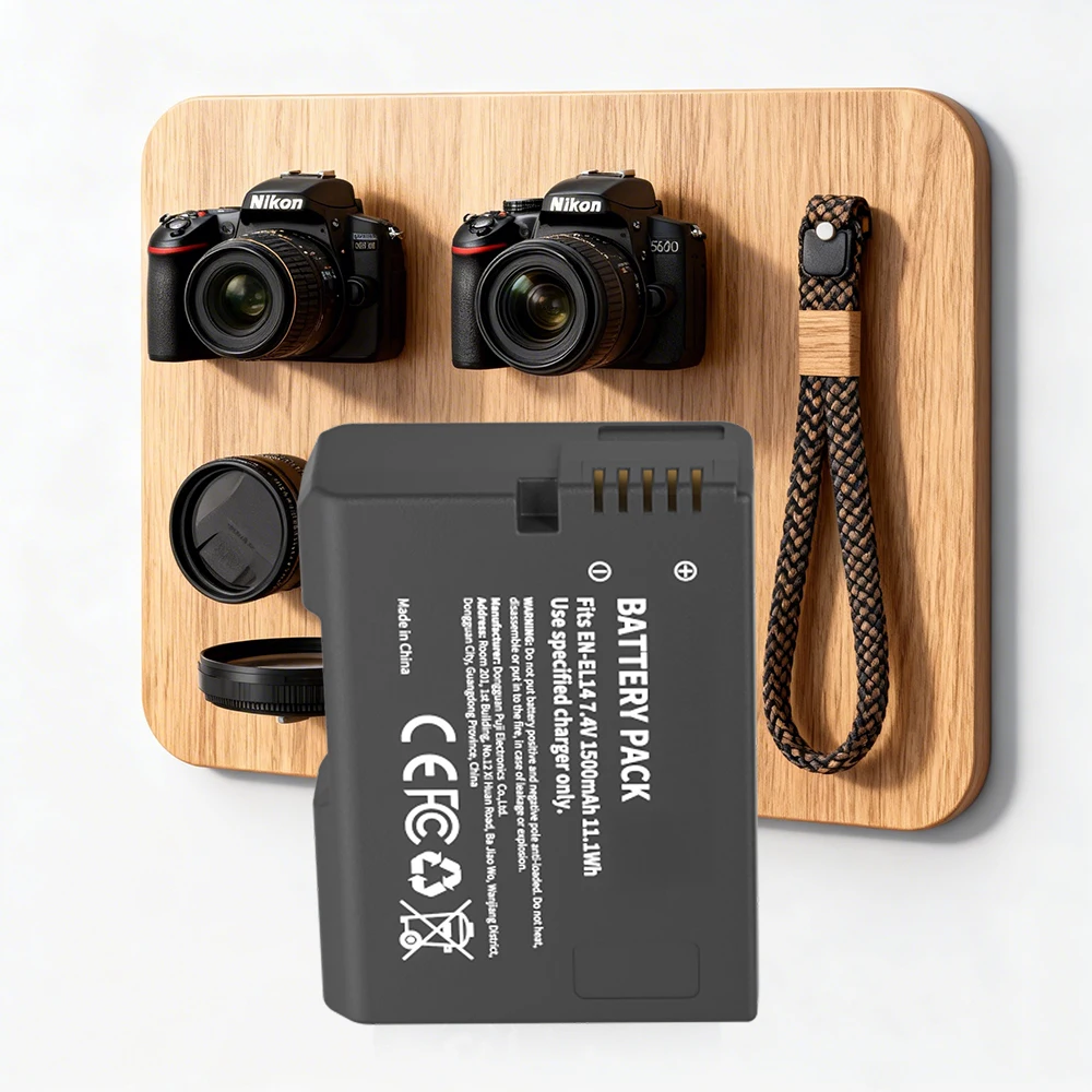 

KOSHARE 1500mAh Digital Battery for EN-EL14 for Nikon P7000 P7100 P7800 P7700 D3100 D3200 D3300 D3400 D3500 D5600 D5100 D5300