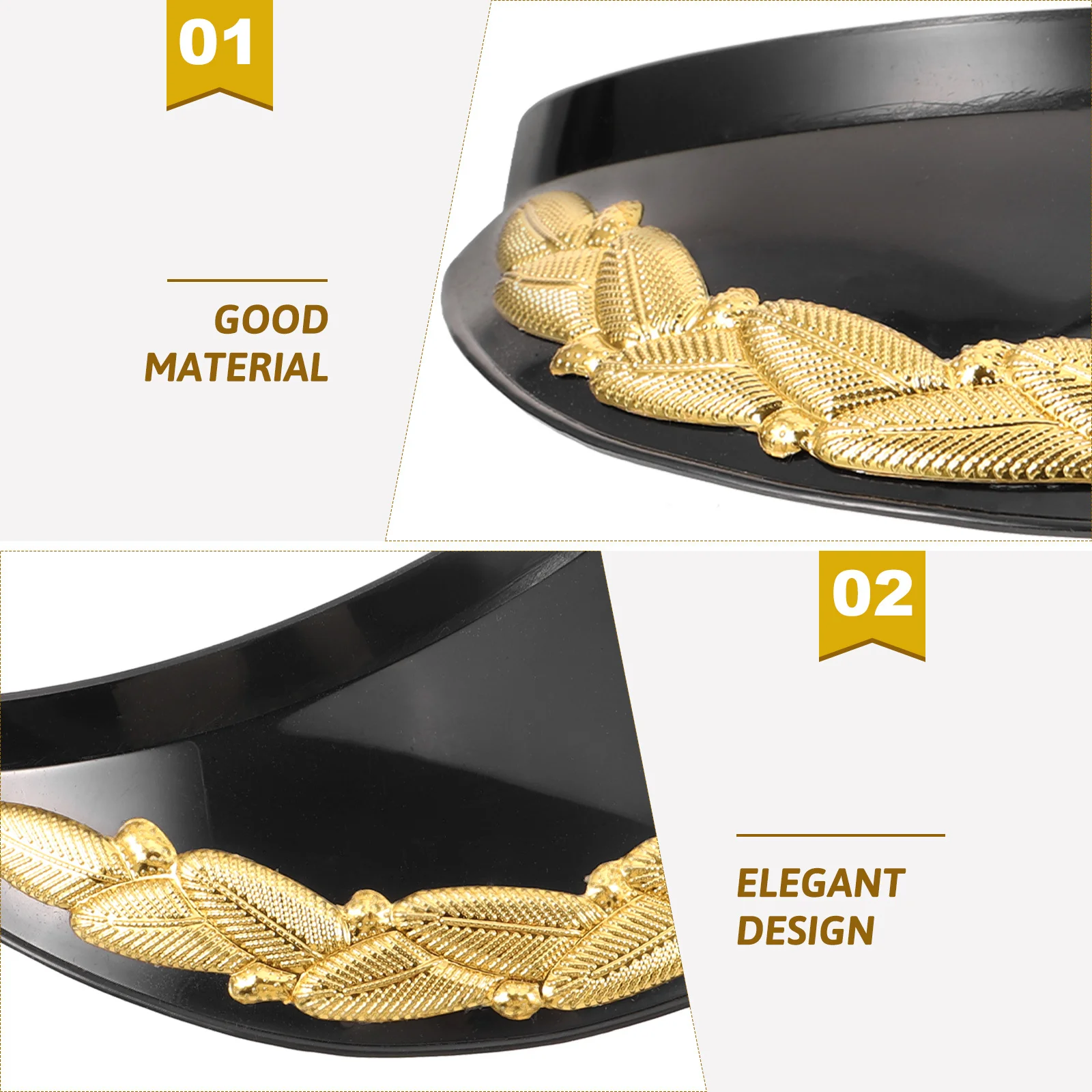 

Golden Wide Brim Cap Visor Elegant Hat Replacement For Sailor Yacht Boating Accessories Marine Costume Visor Women Sailing