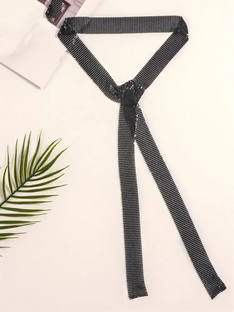 Ăcharpe mĂ©tallique Ă paillettes scintillantes, longue et fine, pour boĂźte de nuit, fĂȘte, scintillante, accessoire de cou pour femmes, chĂąle Ă paillettes