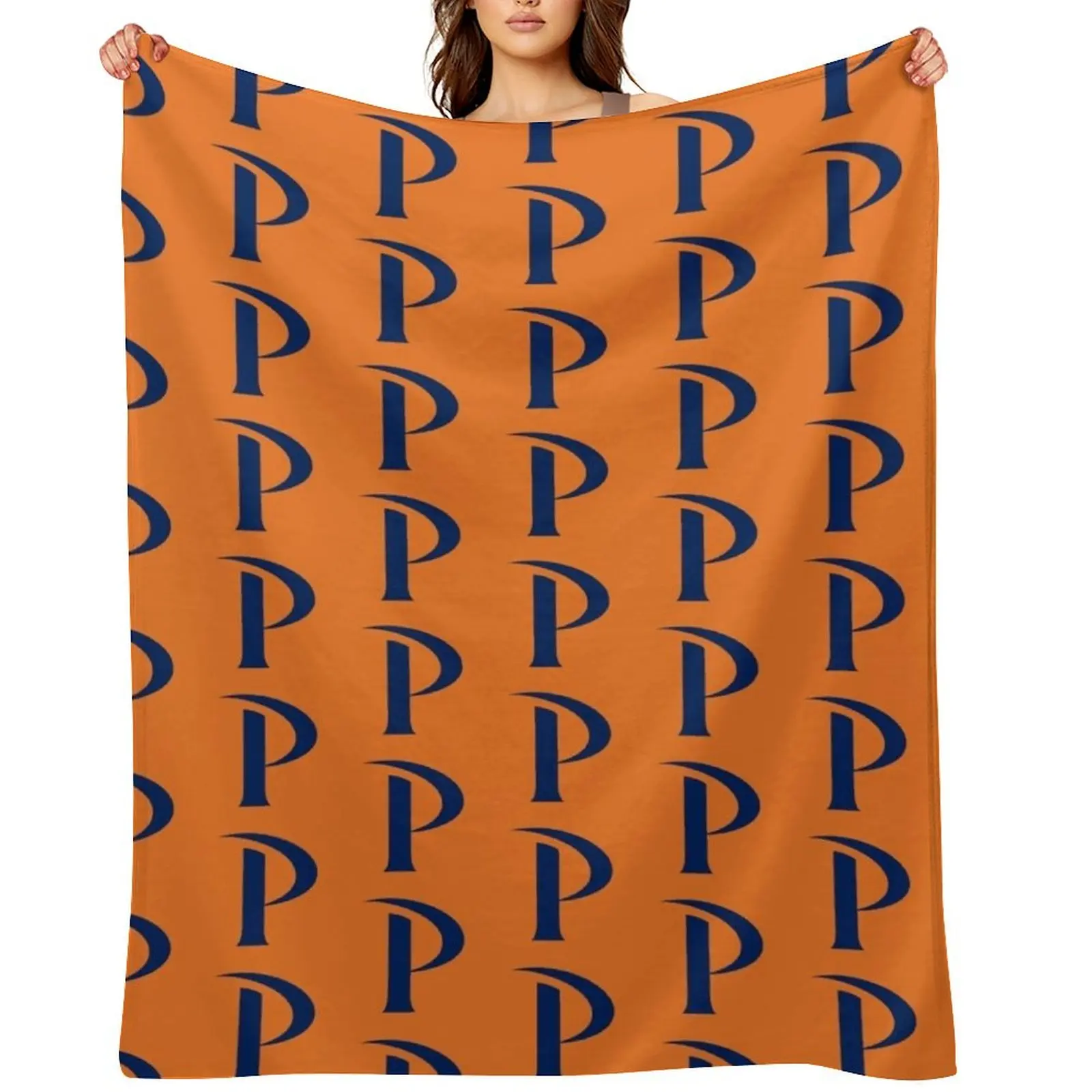 

Original Logo Pepperdine Waves Throw Blanket Decorative Sofa Cute wednesday Single Blankets