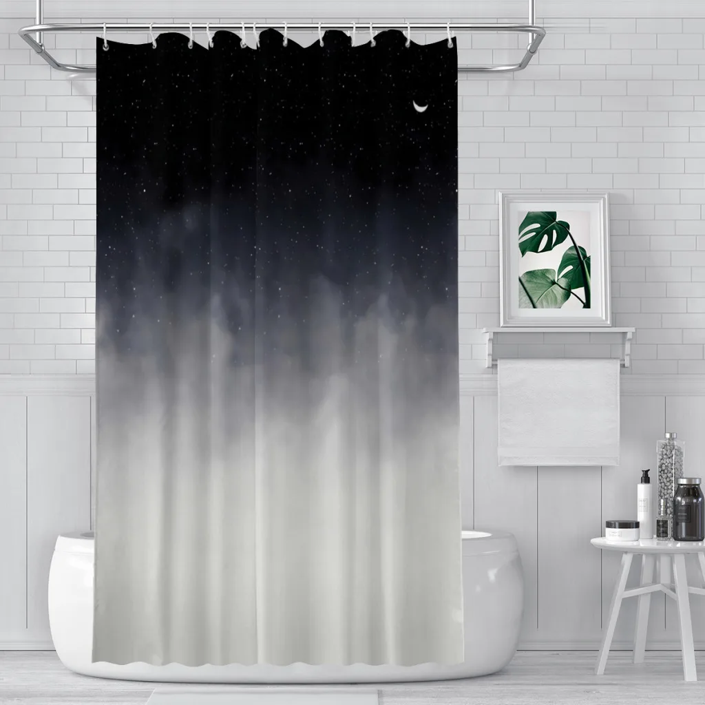 After We Die Shower Curtains Zodiac Star Waterproof Fabric CreativeBathroom Decor with Hooks Home Accessories