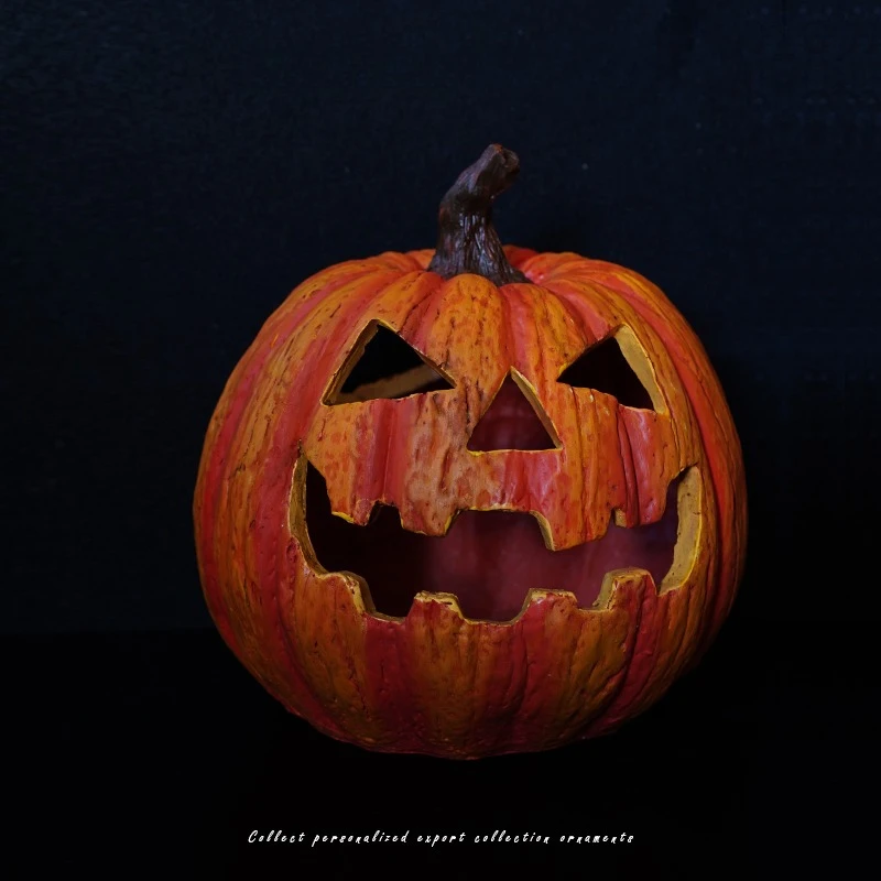 Halloween pumpkin lanterns, props, decorations, shopping mall window ornaments, outdoor scene arrangements