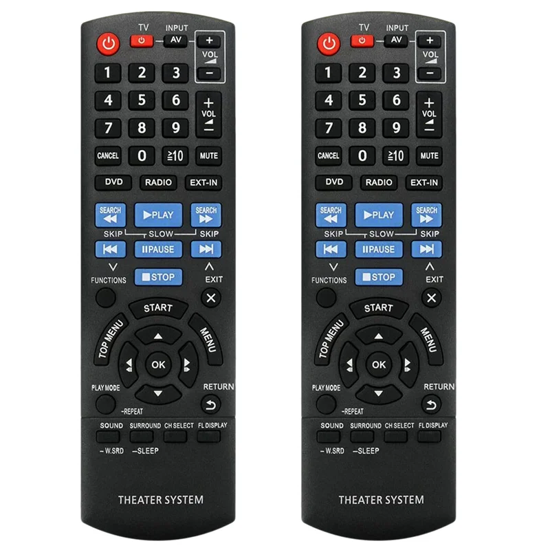 ABGI-2X Nuovo telecomando sostitutivo N2QAYB000694 per sistema Home Theatre Panasonic SA-XH70 SC-XH70