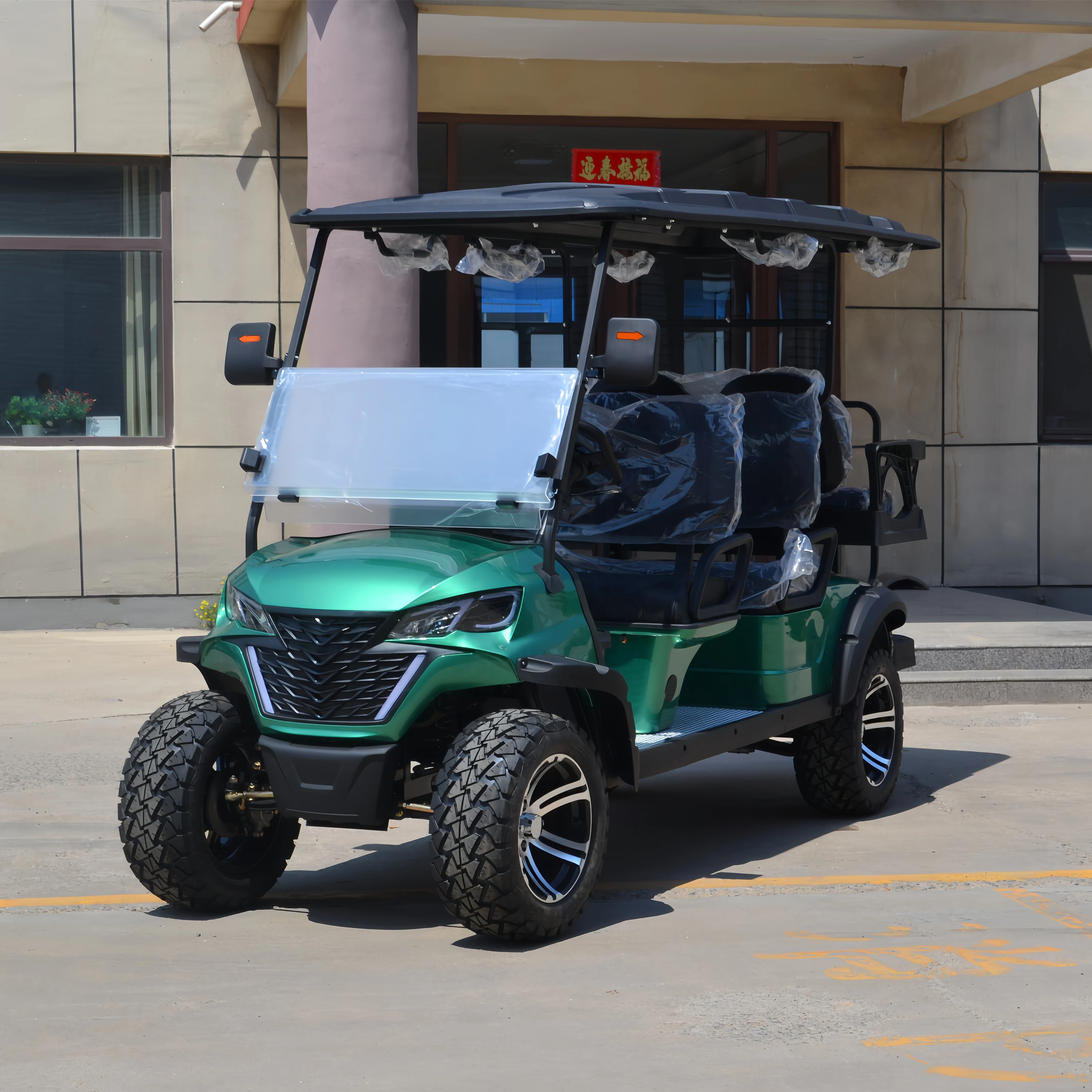 Custom Comfortable 48v/72v 4 Seat Passenger Off Road Utility Vehicle Golf Hunting Buggy Golf Carts