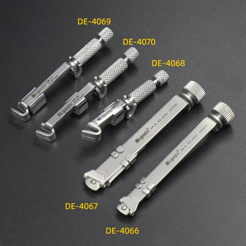 2pcs Dental Stainless Steel Shaped Sheet Holder Rod Type Douban Valve Holder Dental Material Shaped Sheet Holder