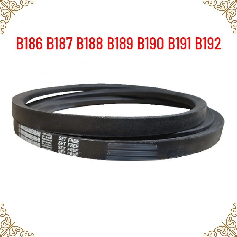 1PCS Japanese V-belt industrial belt B-belt B186 B187 B188 B189 B190 B191 B192