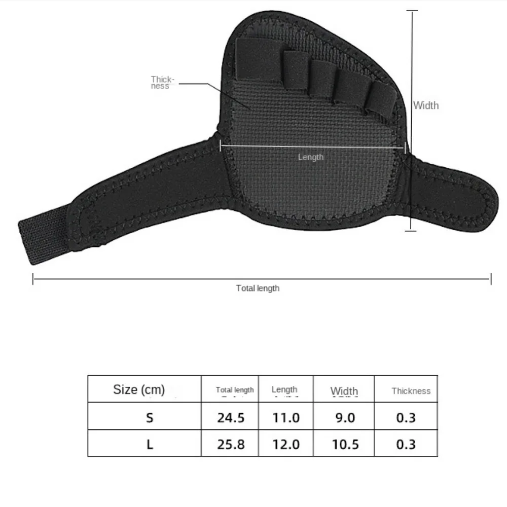 Five Finger Half Palm Yoga Socks, Thumb Toe Fold Overlap Hammer Toe Splitter, Ballet Dance Anti Wear Fore Palm Pad