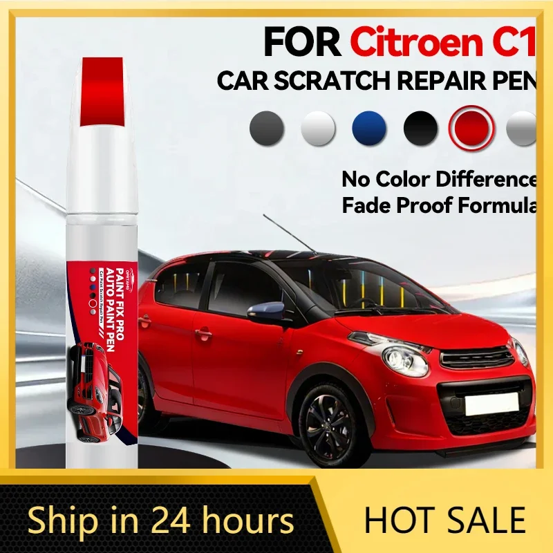 

Карандаш для ремонта лакокрасочного покрытия Citroen C1, средство для удаления царапин, аксессуары для авто, черный, синий, серый, зеленый, красный, цвет заката, Li