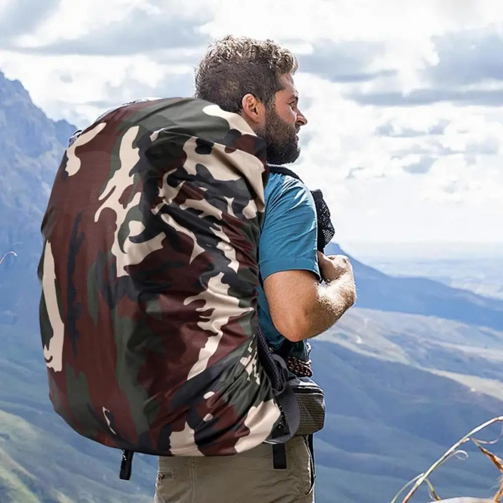 

20-80L Camouflage Rainproof Dustproof Cover Waterproof Backpack Rain Cover Outdoor Hiking Backpacking Camping Bag Protector