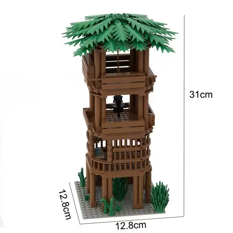 Mini Drewniana Pagoda Starożytny Tempel Wieża Model Architektoniczny Klocki Zestaw Dla Dzieci Graczy Kolekcjonerów Prezent